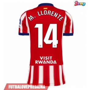 Lacne Ženy Futbalové dres Atletico Madrid Marcos Llorente #14 2026-27 Krátky Rukáv - Domáci